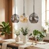 Koyoto lampa wisząca, kula świetlna, lampa wisząca bursztynowy, przydymiony, 3-punktowe