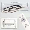 Kelar lampa sufitowa LED antracytowy, czarny, 1-punktowy, Zdalne sterowanie