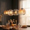 Ripoll lampa wisząca, kula świetlna, lampa wisząca bursztynowy, przezroczysty, przydymiony, 4-punktowe