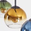 Koyoto lampa wisząca, kula świetlna, lampa wisząca niebeieski, złoty, zielony, przezroczysty, 3-punktowe