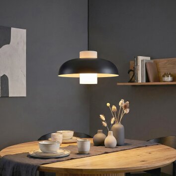 Jarik Lampa wisząca, Lampa wisząca Czarny, 1-punktowy