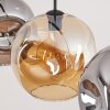 Ripoll lampa wisząca, kula świetlna, lampa wisząca bursztynowy, przydymiony, 3-punktowe