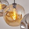Ripoll lampa wisząca, kula świetlna, lampa wisząca bursztynowy, przydymiony, 3-punktowe