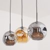 Ripoll lampa wisząca, kula świetlna, lampa wisząca bursztynowy, przydymiony, 3-punktowe