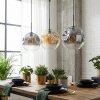 Ripoll lampa wisząca, kula świetlna, lampa wisząca bursztynowy, przezroczysty, przydymiony, 3-punktowe