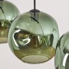 Ripoll lampa wisząca, kula świetlna, lampa wisząca zielony, 3-punktowe