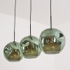 Ripoll lampa wisząca, kula świetlna, lampa wisząca zielony, 3-punktowe
