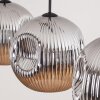 Ripoll lampa wisząca, kula świetlna, lampa wisząca chrom, przydymiony, 3-punktowe