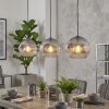 Ripoll lampa wisząca, kula świetlna, lampa wisząca przezroczysty, przydymiony, 3-punktowe