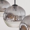Ripoll lampa wisząca, kula świetlna, lampa wisząca przezroczysty, przydymiony, 3-punktowe