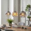 Ripoll lampa wisząca, kula świetlna, lampa wisząca bursztynowy, przezroczysty, przydymiony, 3-punktowe