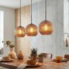 Ripoll lampa wisząca, kula świetlna, lampa wisząca miedziany, 3-punktowe