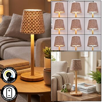 Salgadinho Zewnętrzna lampa stołowa, Lampa stołowa LED Ecru, 1-punktowy