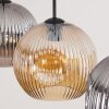 Ripoll lampa wisząca, kula świetlna, lampa wisząca bursztynowy, przydymiony, 3-punktowe
