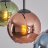Koyoto lampa wisząca, kula świetlna, lampa wisząca niebeieski, zielony, miedziany, 3-punktowe