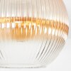 Koyoto lampa sufitowa, kula świetlna 30 cm bursztynowy, przezroczysty, 1-punktowy