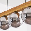 Gastor lampa wisząca, kula świetlna, lampa wisząca kolory naturalne, czarny, 5-punktowe