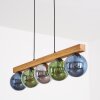 Gastor lampa wisząca, kula świetlna, lampa wisząca kolory naturalne, czarny, 5-punktowe