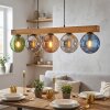 Gastor lampa wisząca, kula świetlna, lampa wisząca kolory naturalne, czarny, 5-punktowe