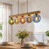 Gastor lampa wisząca, kula świetlna, lampa wisząca kolory naturalne, czarny, 5-punktowe