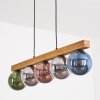 Gastor lampa wisząca, kula świetlna, lampa wisząca kolory naturalne, czarny, 5-punktowe