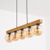 Gastor lampa wisząca, kula świetlna, lampa wisząca kolory naturalne, czarny, 5-punktowe