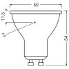 Oświetlenie Osram GU10 4.5 Watt przyciemnione 350 Lumen