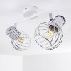 Barakaldo Lampa Sufitowa chrom, biały, 2-punktowe
