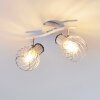 Barakaldo Lampa Sufitowa chrom, biały, 2-punktowe