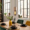 Dulcita lampa wisząca, lampa wisząca brązowy, 1-punktowy