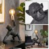 lampa małpa  Kemor lampa stołowa złoty, czarny, 1-punktowy