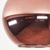 Koyoto lampa sufitowa, kula świetlna 30 cm miedziany, 1-punktowy