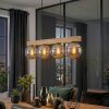 Gastor lampa wisząca, kula świetlna, lampa wisząca kolory naturalne, czarny, 4-punktowe