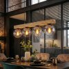 Gastor lampa wisząca, kula świetlna, lampa wisząca kolory naturalne, czarny, 4-punktowe