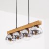 Gastor lampa wisząca, kula świetlna, lampa wisząca kolory naturalne, czarny, 4-punktowe