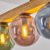 Gastor lampa wisząca, kula świetlna, lampa wisząca kolory naturalne, czarny, 4-punktowe