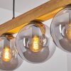 Gastor lampa wisząca, kula świetlna, lampa wisząca kolory naturalne, czarny, 5-punktowe