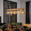 Gastor lampa wisząca, kula świetlna, lampa wisząca kolory naturalne, czarny, 5-punktowe