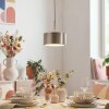 Falor lampa wisząca, lampa wisząca LED w kolorze szampana, 1-punktowy