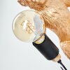 lampa małpa  Leonix kinkiet złoty, czarny, 1-punktowy