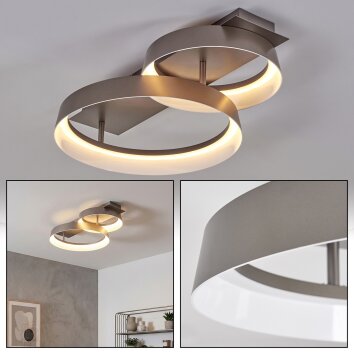 Jelok lampa sufitowa LED brązowy, 1-punktowy