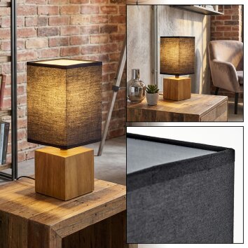 Talco lampa stołowa LED kolory naturalne, czarny, 1-punktowy