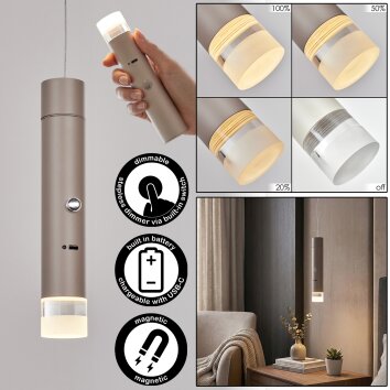 Molten lampa wisząca, lampa wisząca LED piaskowy, 1-punktowy