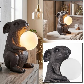 Jerok lampa stołowa czarny, 1-punktowy