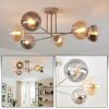 Gastor lampa sufitowa, kula świetlna 80 cm piaskowy, 6-punktowe