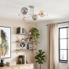 Gastor lampa sufitowa, kula świetlna 80 cm piaskowy, 6-punktowe