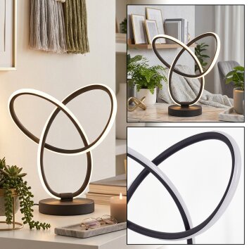 Jolor lampa stołowa LED czarny, 1-punktowy