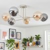 Gastor lampa sufitowa, kula świetlna 80 cm piaskowy, 6-punktowe