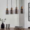 Mador lampa wisząca, lampa wisząca czarny, 4-punktowe