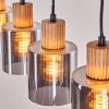 Mador lampa wisząca, lampa wisząca czarny, 4-punktowe